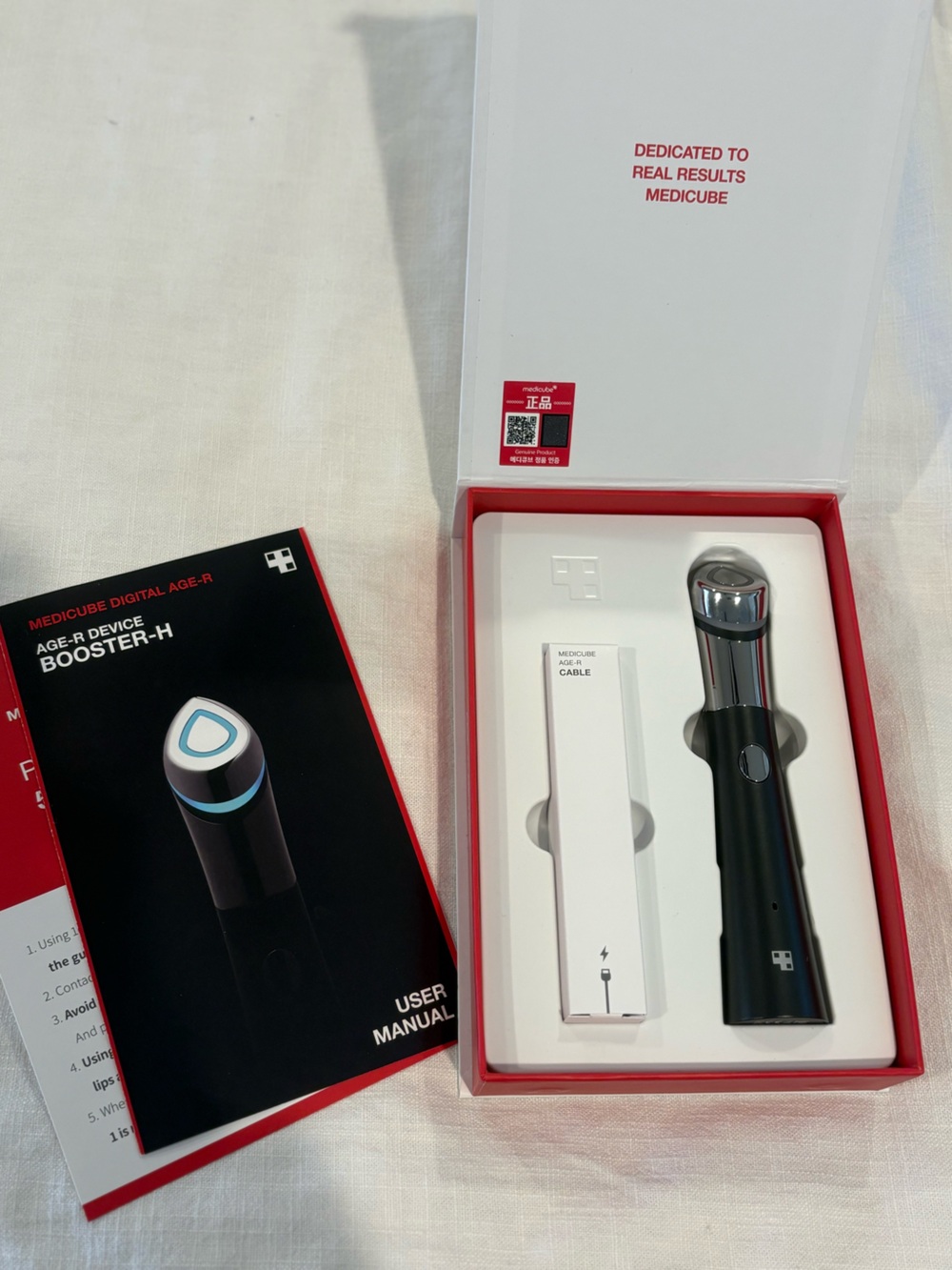 Medicube Age-R Booster-H Facial Device in Black